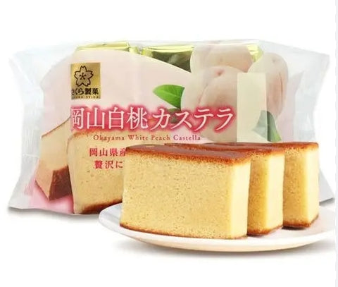 日本白桃味蛋糕 130g