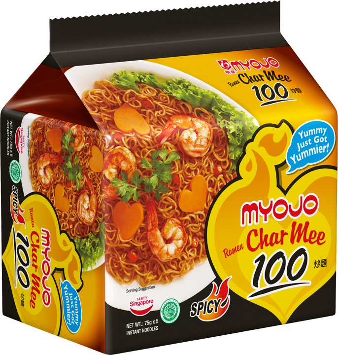 MYOJO Ramen Char Mee 5x75g