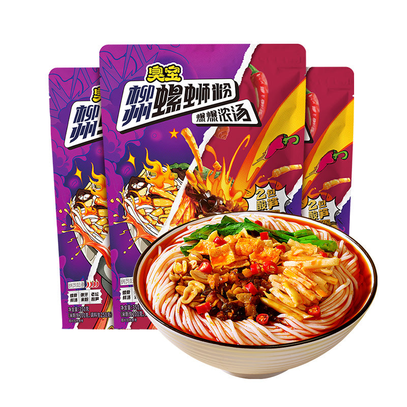 SALE／86%OFF】 臭宝 柳州螺蛳粉 爆爆浓汤味2袋 2パック