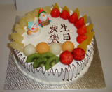 Panda Flavour Mix Fruits Cream Cake 2lb