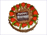Vanilla Flavour Mix Fruits cream cake 2lb