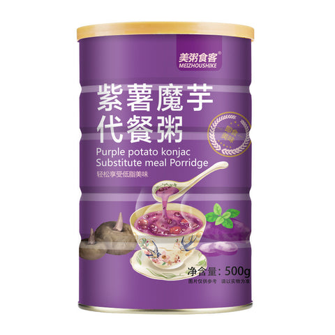 MZSK Instant Purple Sweet Potato & Konjac Powder Porridge 500g