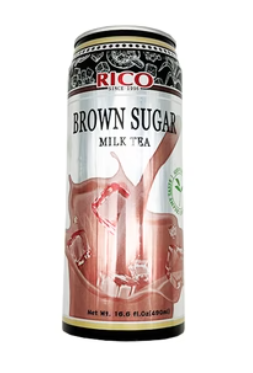 RICO Milk Tea Drink - Brown Sugar Flv 490 ml