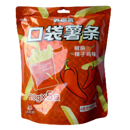 薯都薯 椒麻辣子鸡味薯条 100g BBD 15/12/2023