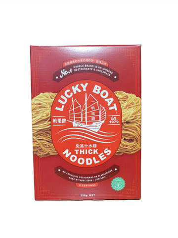 LUCKY BOAT Thick Noodles 350g