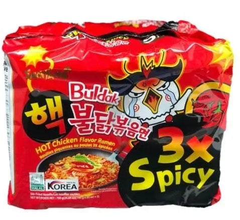 SAMYANG Hot Chicken Flavour Ramen 3x Spicy 5x140g