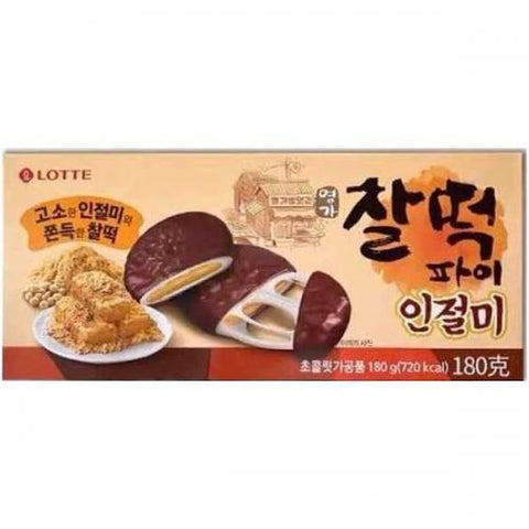 乐天韩式年糕派-黄豆粉味 180g