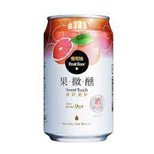 TQ Taiwan Fruit Beer-Grape Fruit Alc 3.5% 330ml