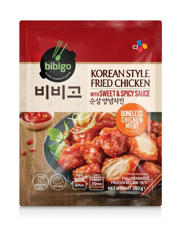 CJ BIBIGO Korean Style Fried Chicken with Sweet&Spicy Sauce 350g