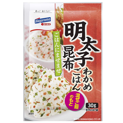 HAGOROMO Wakame Seaweed Mixed Rice-Mentaiko Kelp 30g