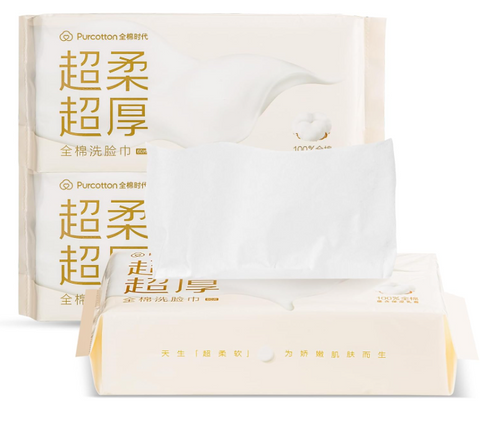 Purcotton 全棉时代 超柔超厚全棉洗臉巾