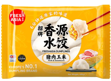 香源 猪肉玉米水饺 400g