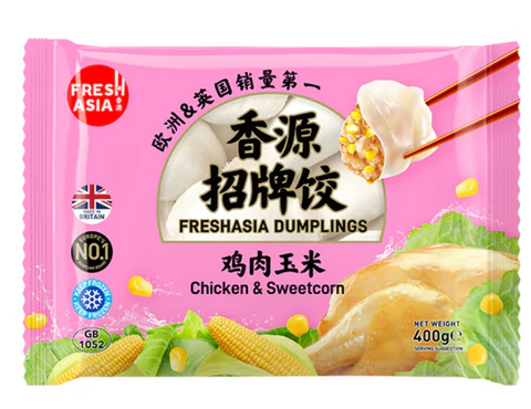 香源 鸡肉玉米水饺 400g