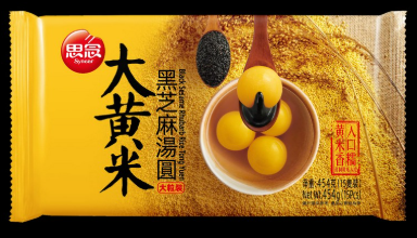 思念 大黃米黑芝麻汤圆360g
