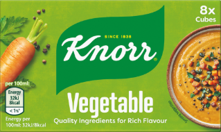 Knorr Vegeable Stock Cubes 80g BBD:01.12.2025