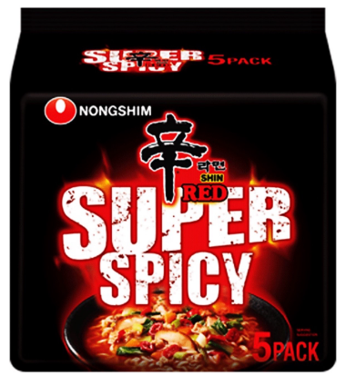 NONGSHIM Shin Red Super Spicy Ramyun 5x120g