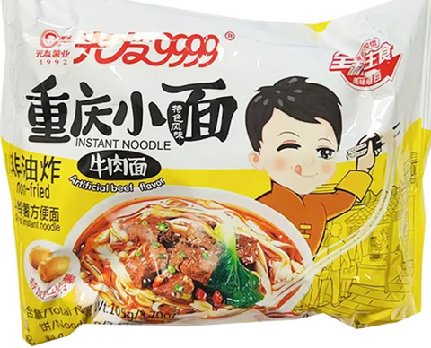 光友9999重庆小面袋装牛肉105g BBD:23.12.2025