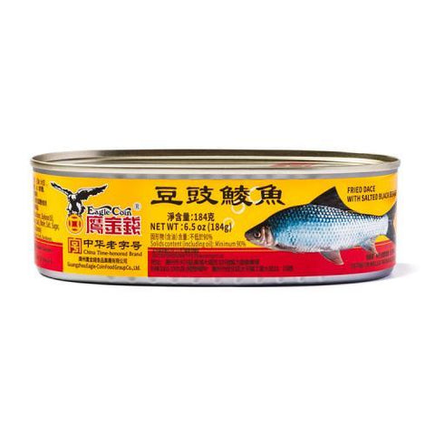 鹰金钱 豆豉鲮鱼罐头 184g