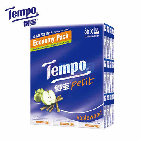 TEMPO Tissue Petit-Applewood 36PCS