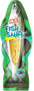 IKA'S Fish Shape Fish Snack-Original Flavour 80g