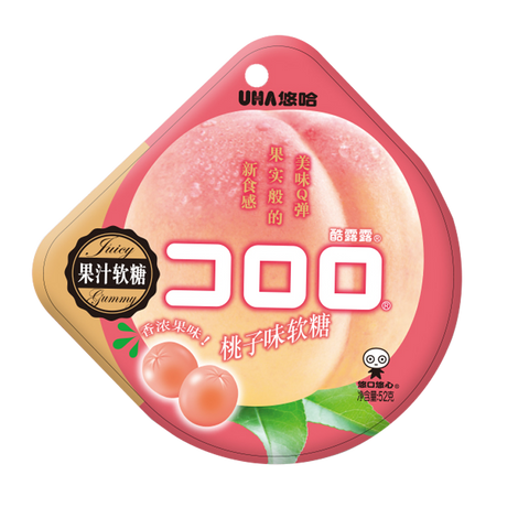 UHA Kororo Peach Gummy 52g BBD 15/06/2024