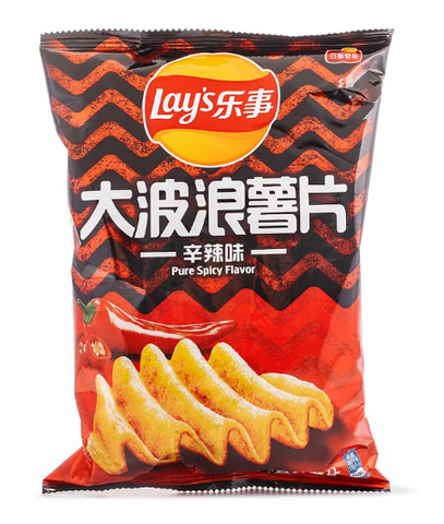 LS Big Wave Potato Chips-Spicy Flavour 70g