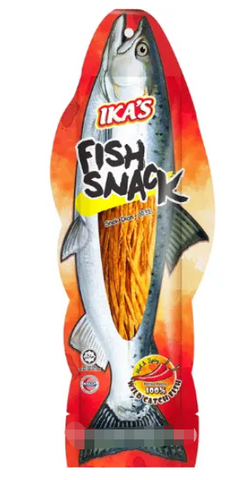 IKA'S Fish Shape Fish Snack-Hot&Spicy Flavour 80g