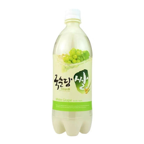 KOOKSOONDANG Rice Makgeolli - Green Grape Flavour Alc. 3% 750ml