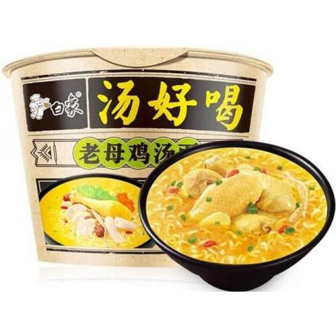 BAIXIANG Instant Noodles Bowl - Mature Chicken Soup 107g