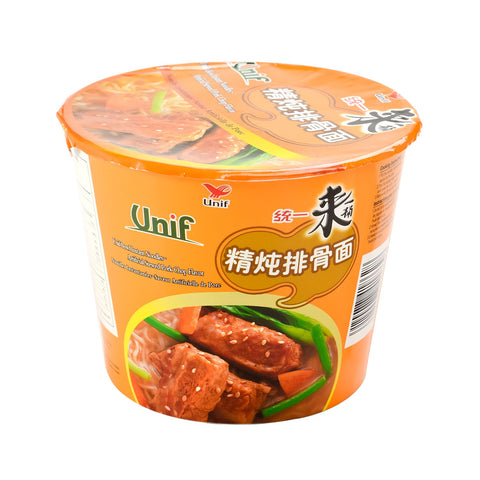 UNIF Bowl Noodle-Artificial Stewed Pork Chop 110g