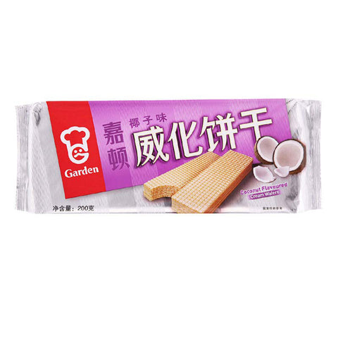 GARDEN Coconut Flavoured Cream Wafers 200g