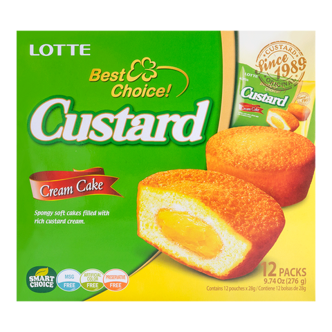 LOTTE 奶黄蛋糕 276g