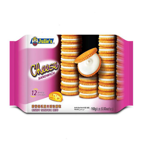 JULIE's Cheese Flavour Sandwich Biscuits