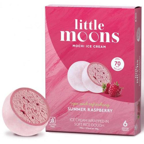 LITTLE MOONS Ice Cream Mochi - Berry Flavour 6x32g