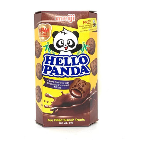 MEIJI Hello Panda Biscuit with Chocolate Flavour Filling 50g