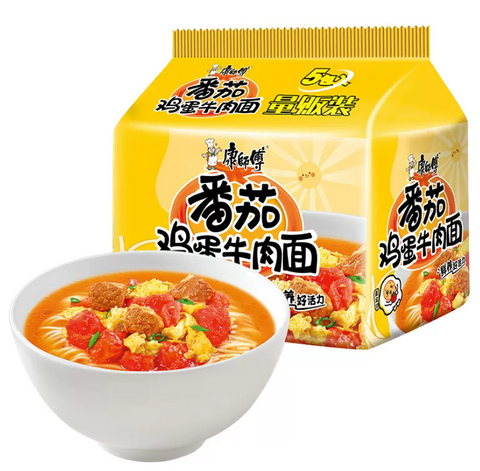 KSF Instant Noodles 5 in 1-Tomato and Egg Flavour 5x107g BBD 