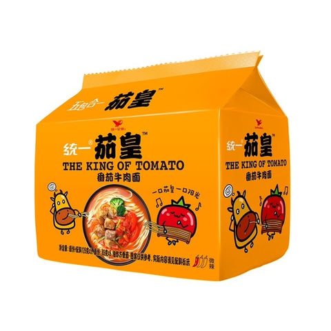 UNIF QH Instant Noodle-Tomato Beef Flavour 5x126g 