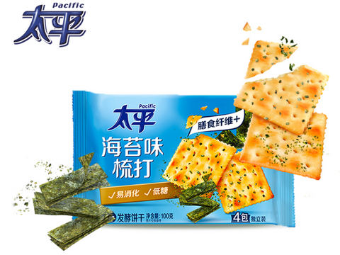 太平梳打饼-海苔口味 100g
