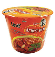 UNIF Bowl Noodle-Artificial Spicy Beef 110g