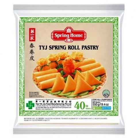 TYJ Spring Roll Pastry 8.5inch 40pcs 550g