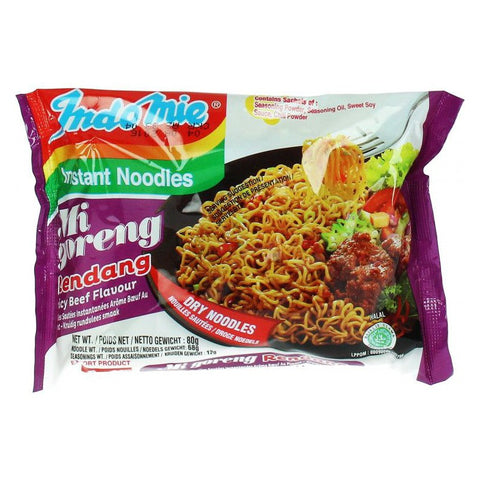 INDOMIE Mi Goreng Rendang Instant Noodle-Spicy Beef Flavour 80g