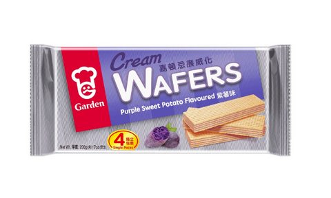 GARDEN Purple Sweet Potato Flavoured Wafers 200g