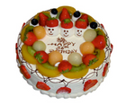 Taro Flavour Mix Fruits Cream Cake 2lb