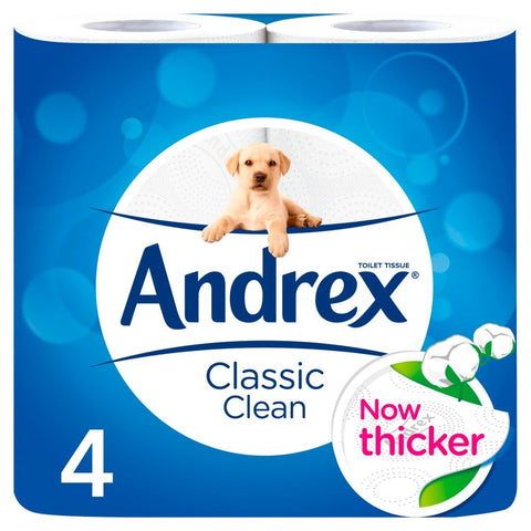 ANDREX Classic Clean 4 Rolls PM299