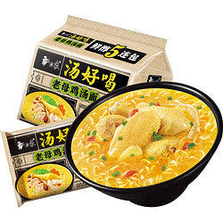 BaiXiang Instant Noodle Artificial Chicken Soup Flavor 111g*5
