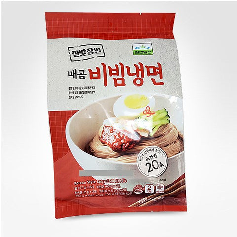 CHIL KAB Korean Style Spicy Cold Noodle With Sauce 480g