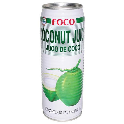 FOCO Coconut Juice With Pulp 520ml