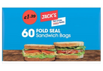 JACKS Sandwich Bag 60pk