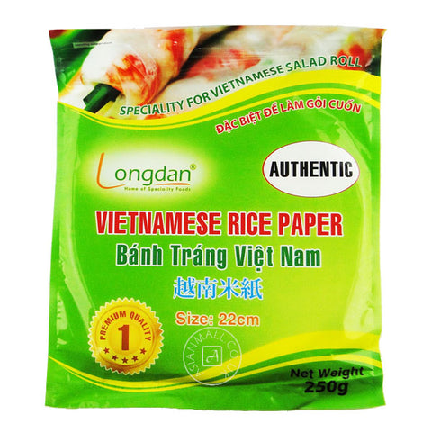 LONGDAN Authentic Rice Paper 22cm 250g