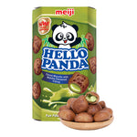 MEIJI Hello Panda Choco Biscuit with Matcha Green Tea Flavoured Filling 